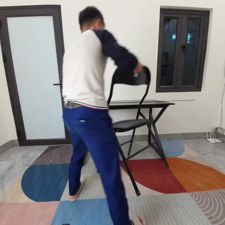 Ghế gấp gọn,sơn tĩnh điện bền chắc với lót đệm êm ái,ghế xếp gon ngồi học,làm việc văn phòng | BigBuy360 - bigbuy360.vn