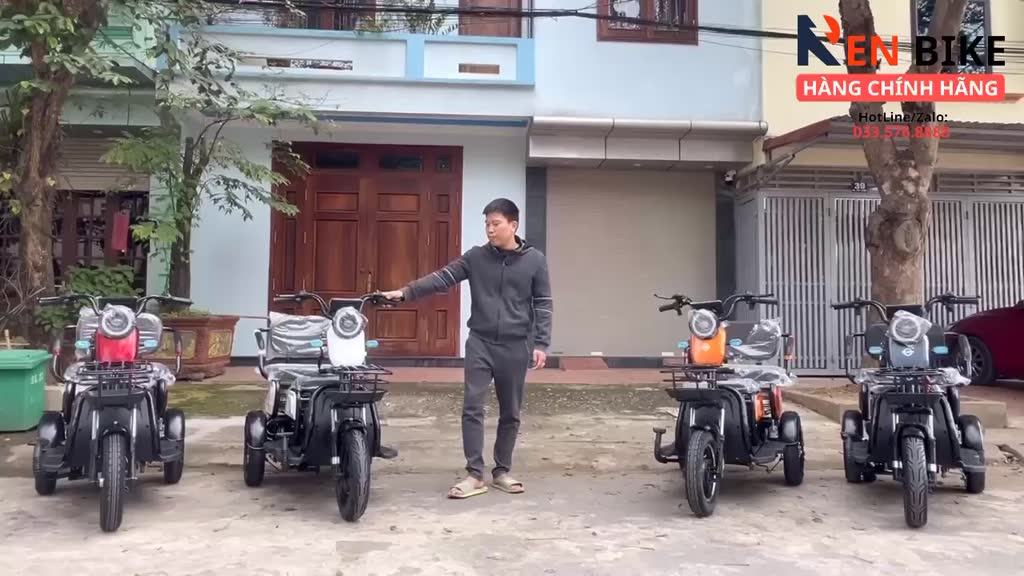 Xe điện 3 bánh Super One 2024, Xe điện ba bánh cho người già, Người khuyết tật, Bản nâng cấp, BH 1 năm | BigBuy360 - bigbuy360.vn