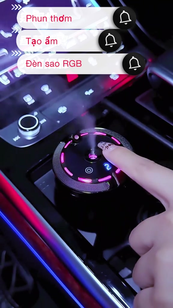 Máy khuếch tán tinh dầu ô tô vỏ hợp kim nhôm