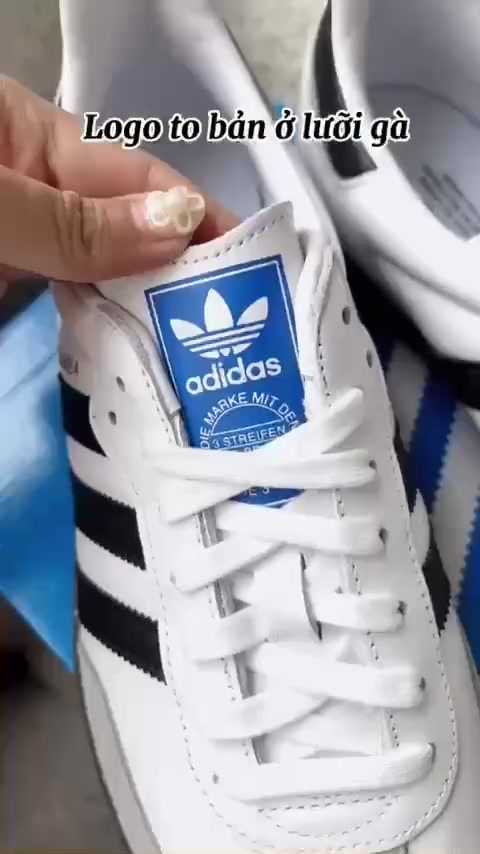 Giày thể thao A_didas Samba Đỏ Classic Run White/Black