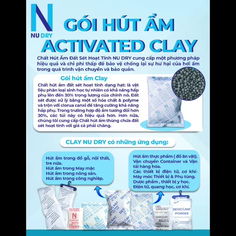 Túi hút ẩm Clay NU DRY