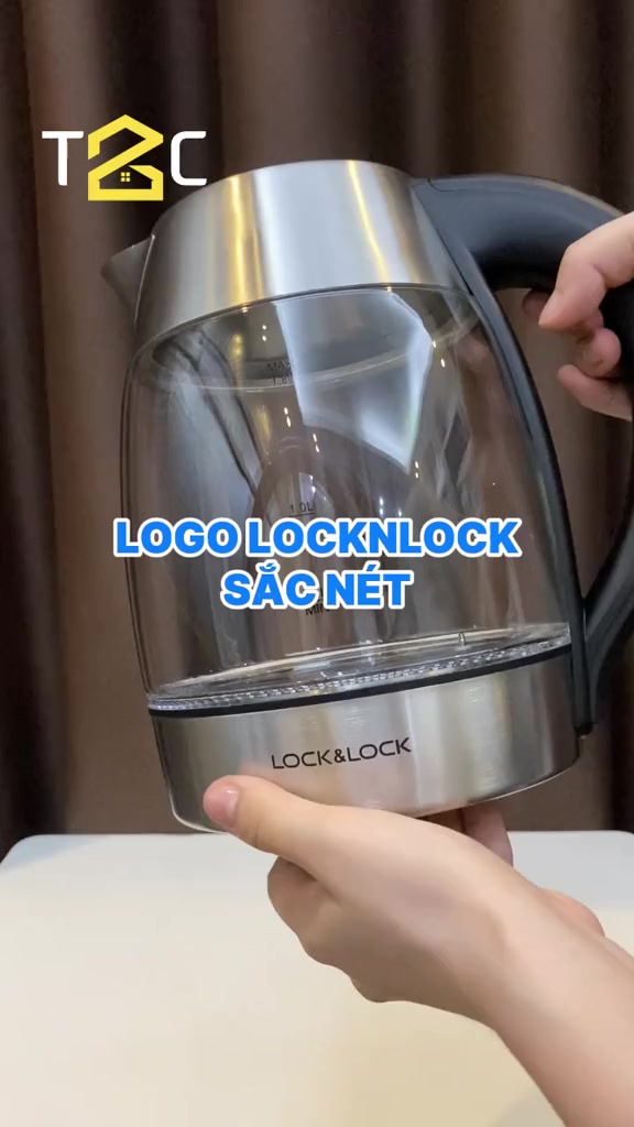 Ấm Thủy Tinh Siêu Tốc LocknLock 1.8L