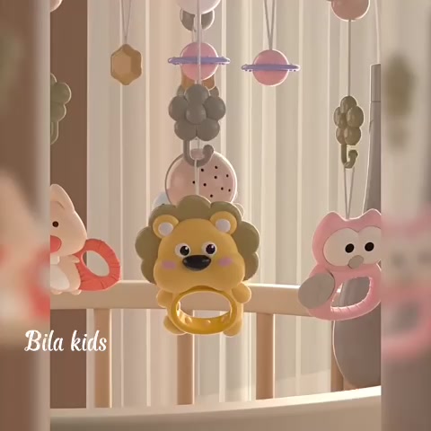 Đồ chơi treo nôi cũi kèm gặm nướu