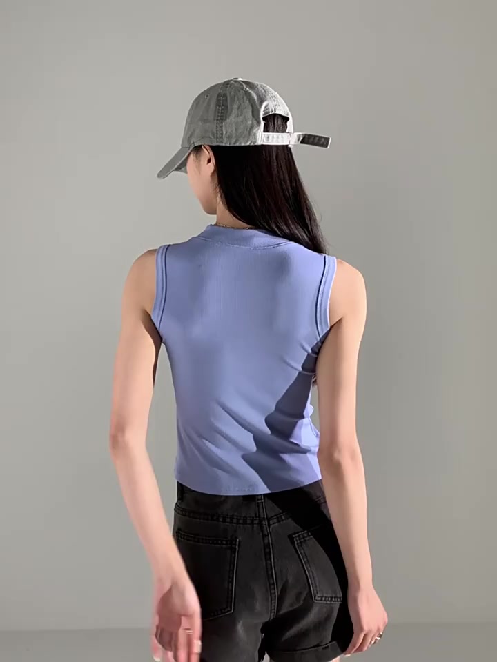 Áo sát nách Monally body bozip nữ cổ cao nhiều màu N7 M.AT.065 | BigBuy360 - bigbuy360.vn