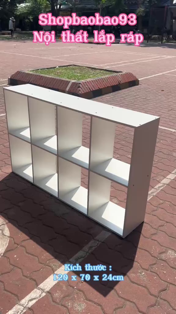 Kệ sách để sàn nhà kệ gỗ đựng đồ đa năng chất liệu gỗ MDF phong cách tối giản - X25 | BigBuy360 - bigbuy360.vn