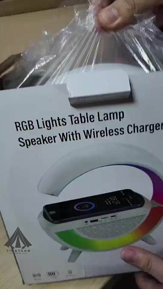 Loa Bluetooth chữ G led RGB, Sạc nhanh không dây, đèn nháy theo nhạc, thiết kế sang trọng, âm thanh sống động P2T | BigBuy360 - bigbuy360.vn