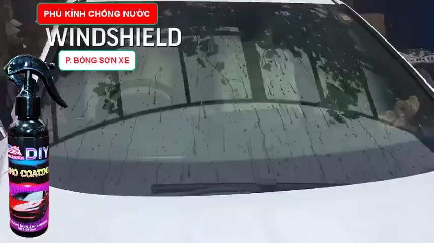 Chai Xịt Phủ NANO DIY 200ml Chống Nước Kính, Phủ Bóng Sơn Xe Ô Tô , Xe Hơi
