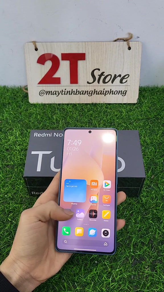 Điện thoại Xiaomi Redmi Note 12 Turbo Fullbox RAM 12/256G chip Snapdragon 7+ Gen 2 hỗ trợ sạc nhanh 67W thiết kế cao cấp | BigBuy360 - bigbuy360.vn