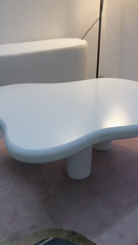 Bàn sofa, bàn decor đám mây gỗ MDF 83x60cm cao 30cm | BigBuy360 - bigbuy360.vn