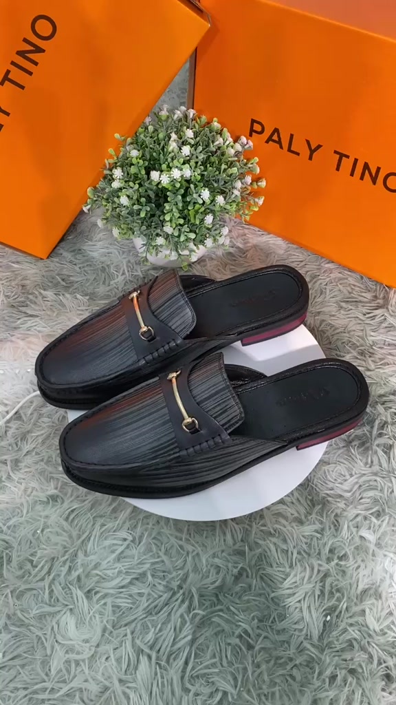 Giày Sục Nam Da Bò Cao Cấp PALYTINO Giày Lười Da Nam Đẹp Không Gót Phong Cách Mới Trẻ Trung Thời Trang mã G119 | BigBuy360 - bigbuy360.vn