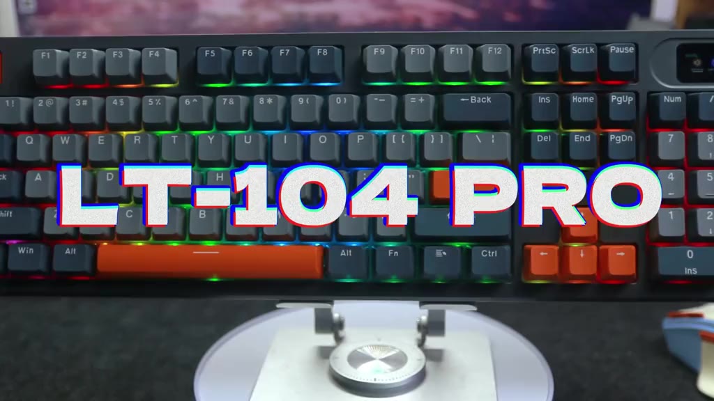 Bàn Phím Cơ LANGTU LT104 pro, bàn phím 3 Mode không dây, có dây, bluetooth, Hotswap,màn hình điện tử | BigBuy360 - bigbuy360.vn