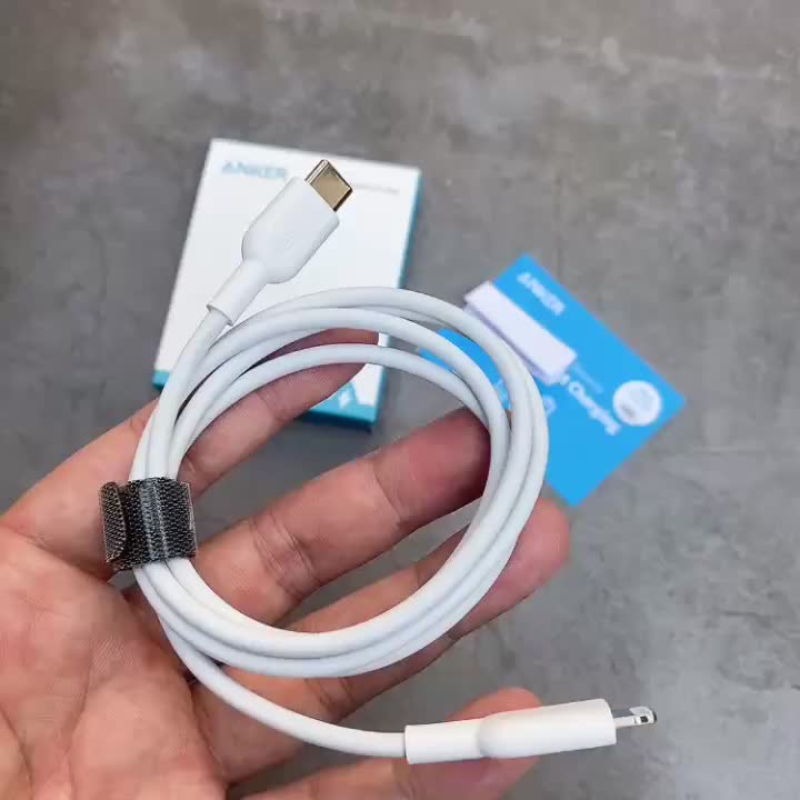 Cáp sạc nhanh Anker 310 A81A1 0.9m /A81A2 A81B5 A81B6 1.8m sạc nhanh cho 8 x xs xs max 11 12 13 14 PRO MAX | BigBuy360 - bigbuy360.vn