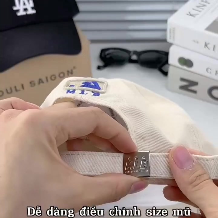 Nón lưỡi trai LA  Full Box [Hộp + Túi] - Nón kết MLB dáng thể thao Ulzzang thời trang dành cho cả nam nữ Mrcaps MLB01 | BigBuy360 - bigbuy360.vn