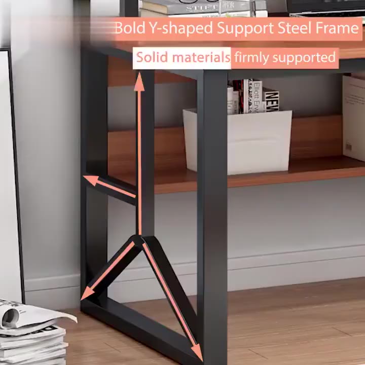 Bàn làm việc bàn học có giá sách Nội Thất thiết kế phong cách hiện đại  mặt gỗ MDF dễ lau chùi | BigBuy360 - bigbuy360.vn