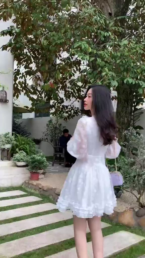 Váy hoa nhí đan dây cổ Leegi Design phong cách tiểu thư - VT727 | BigBuy360 - bigbuy360.vn