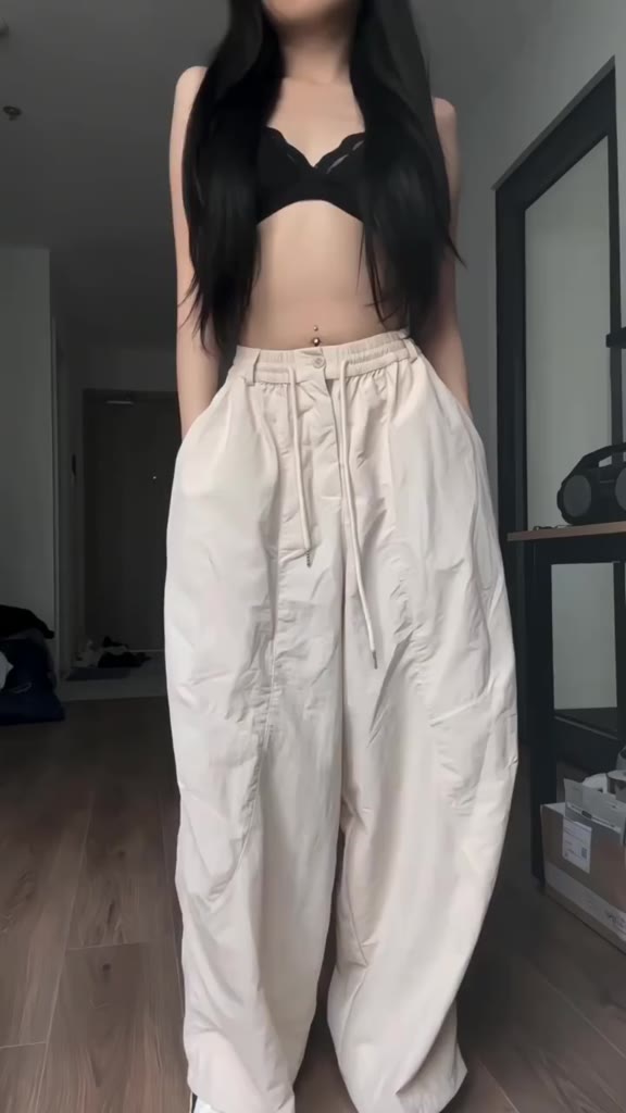 Quần Harem Nữ BIGSIZE Lemone Fashion Quần Harem Gió Nhăn 2 Túi Vải Parachute Dáng Rộng Unisex MA028 | BigBuy360 - bigbuy360.vn