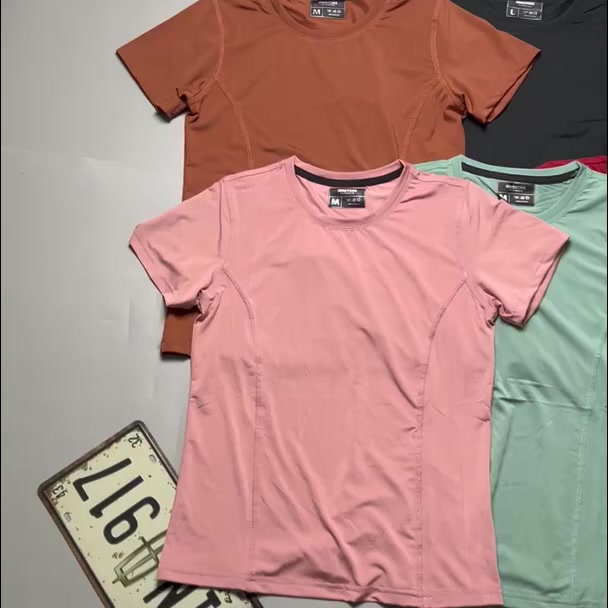 Áo thun thể thao nữ tập gym yoga mã [GY02] chất thun lạnh chính phẩm thấm hút mồ hôi, thoải mái vận động | BigBuy360 - bigbuy360.vn