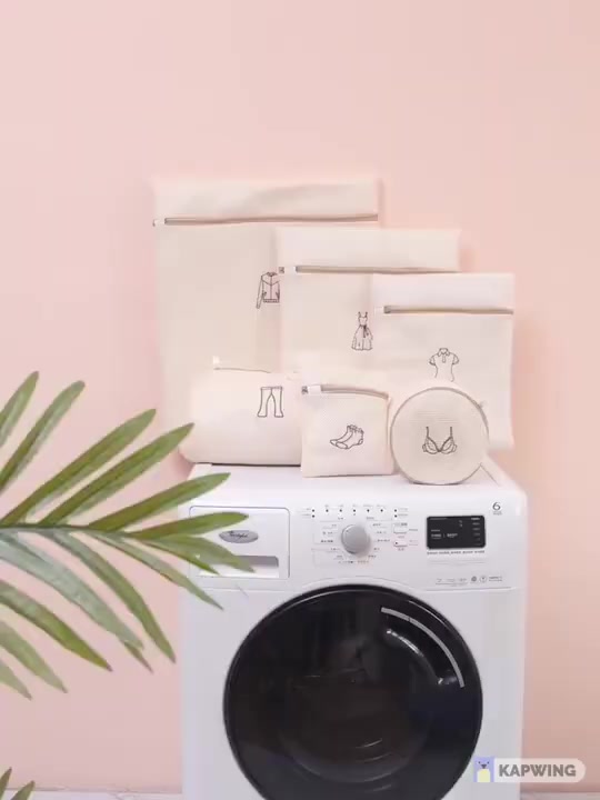 Gợi ý các mẫu túi giặt máy giặt cọ phù hợp cho gia đình