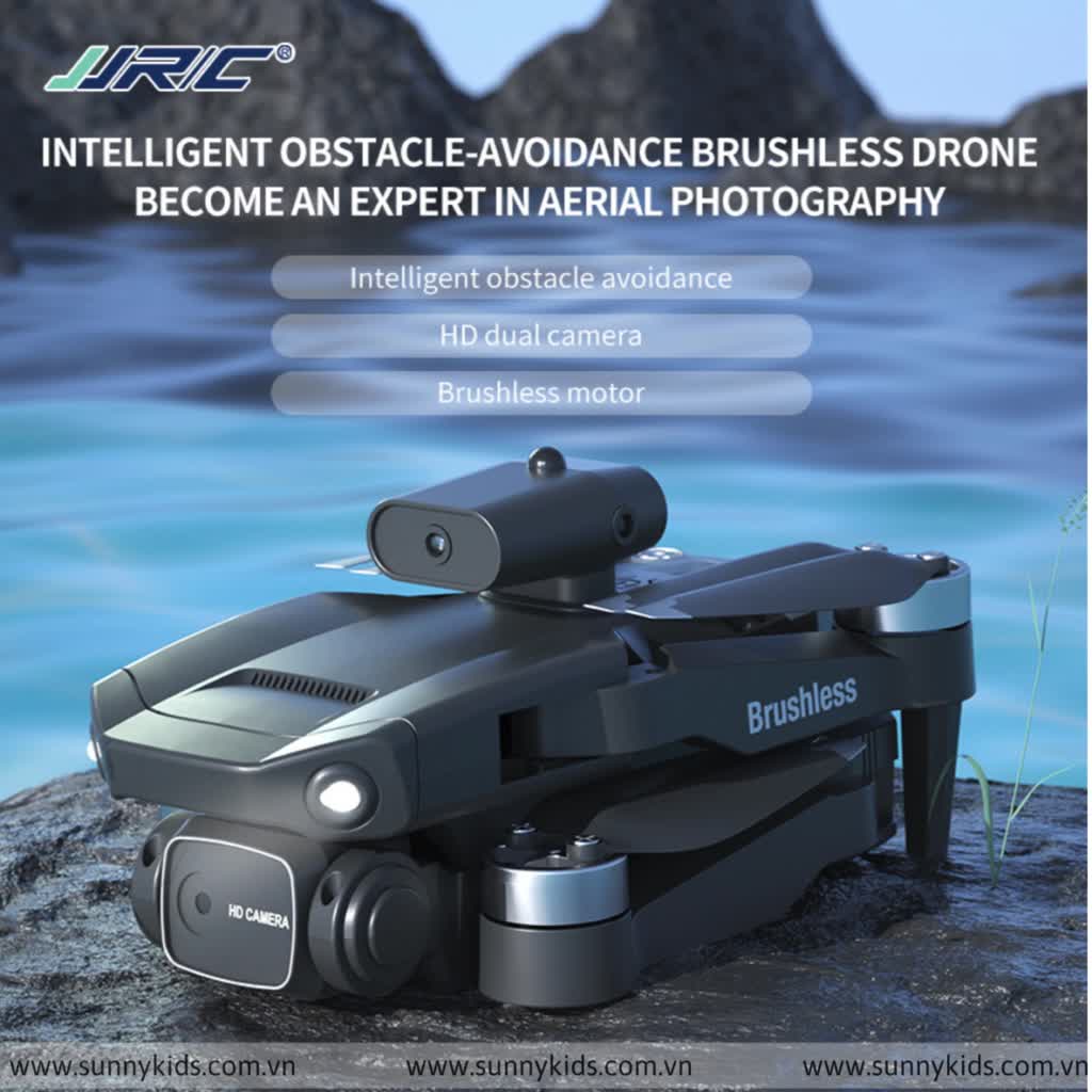 Drone JJRC H115, Camera kép 8K, cảm biến va chạm 4 hướng, động cơ êm, tự di chuyển, tự cân bằng trước gió - Sunny Kids | BigBuy360 - bigbuy360.vn