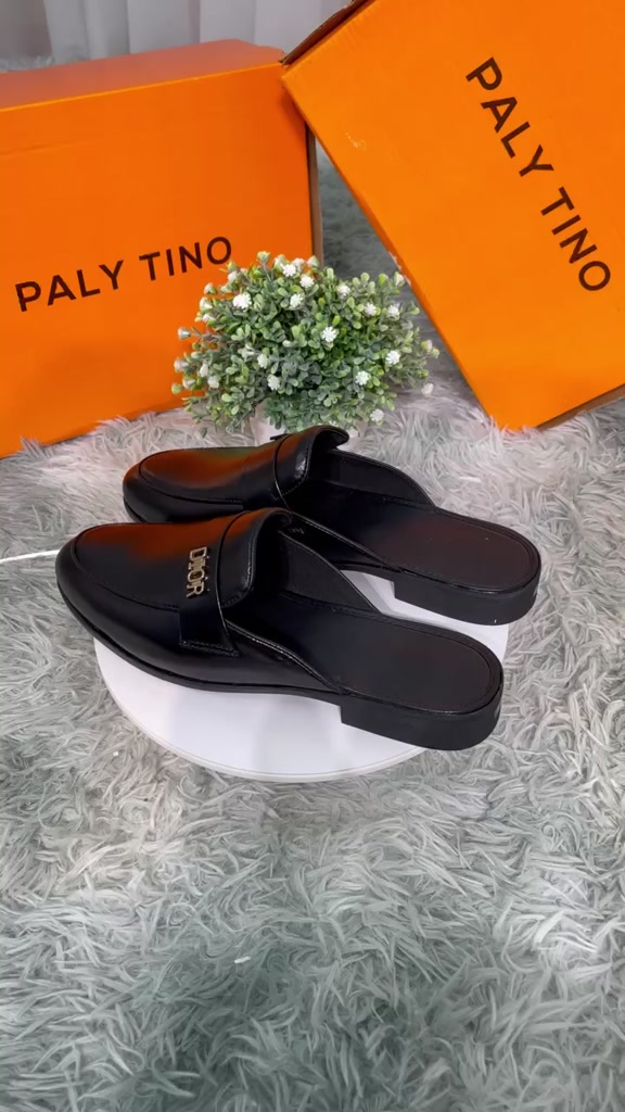 [LUXURY]  Giày Sục Nam Da đế phíp Cao Cấp Giày Hở Gót Nam Đế Khâu Thời Trang _ TINO PALY  _ đẳng cấp phái mạnh G110 | BigBuy360 - bigbuy360.vn