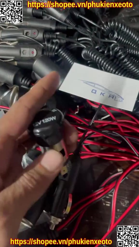 Ổ Cắm Đầu Tẩu Sạc 12V