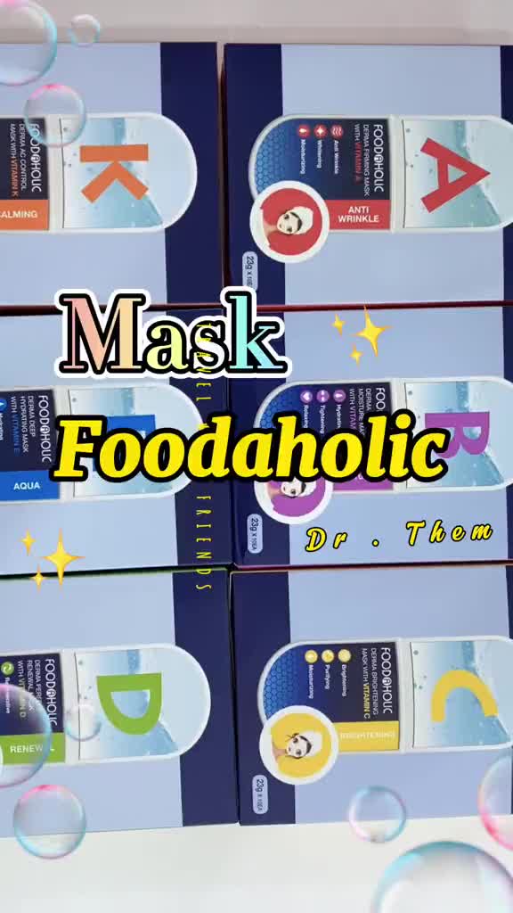 Mặt Nạ Giấy FOODAHOLIC Mask 23g (1 miếng) Chăm Sóc Da Toàn Diện Dưỡng Ẩm, Dưỡng Trắng Da Hàn Quốc- Dr Thêm | BigBuy360 - bigbuy360.vn