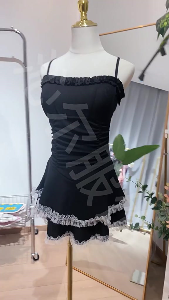 Bikini đi biển đồ bơi nữ dáng váy du lịch thời trang 2024 2 dây hở lưng sexy tiểu thư sang trọng 9112 D10T2 | BigBuy360 - bigbuy360.vn