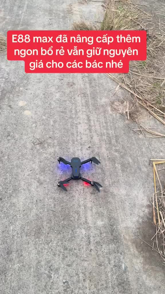 PIycam Mini, Flycam Giá Rẻ, Máy Bay Không Người Lái E88 MAX Camera Kép 4K Full HD,Chế Độ Cảm Biến Tránh Va Chạm Tự Động | BigBuy360 - bigbuy360.vn