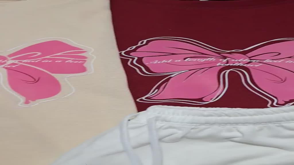 Bộ quần áo cộc tay hình nơ kẹp