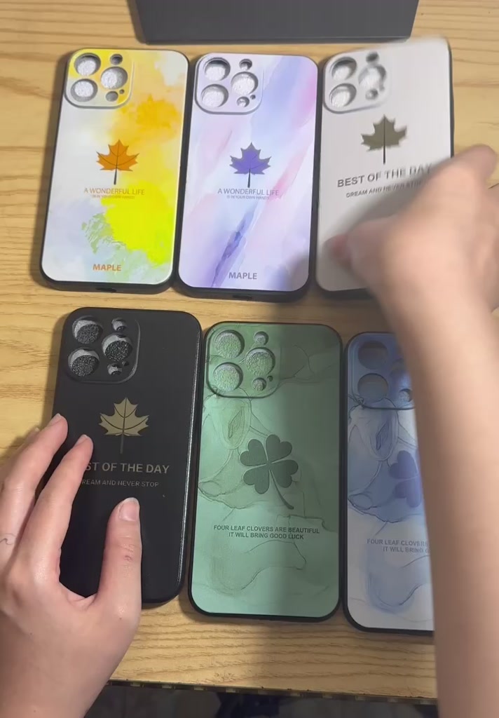 Ốp lưng cỏ 4 lá may mắn