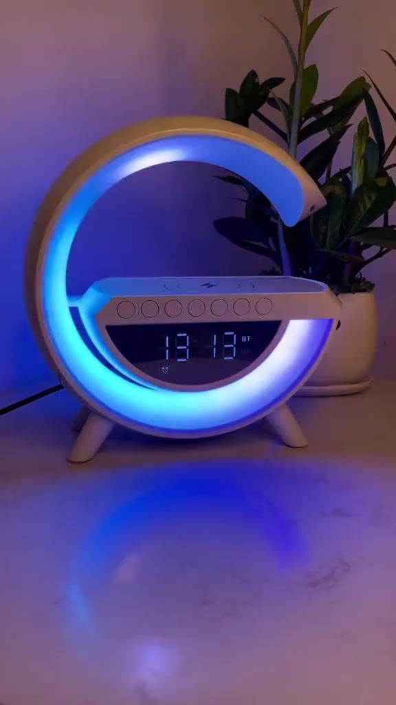 Loa Bluetooth Chữ G BT-3401 Đa Năng Tích Hợp Sạc Không Dây -Đông Hồ Báo Thức - Đèn Trang Trí | BigBuy360 - bigbuy360.vn