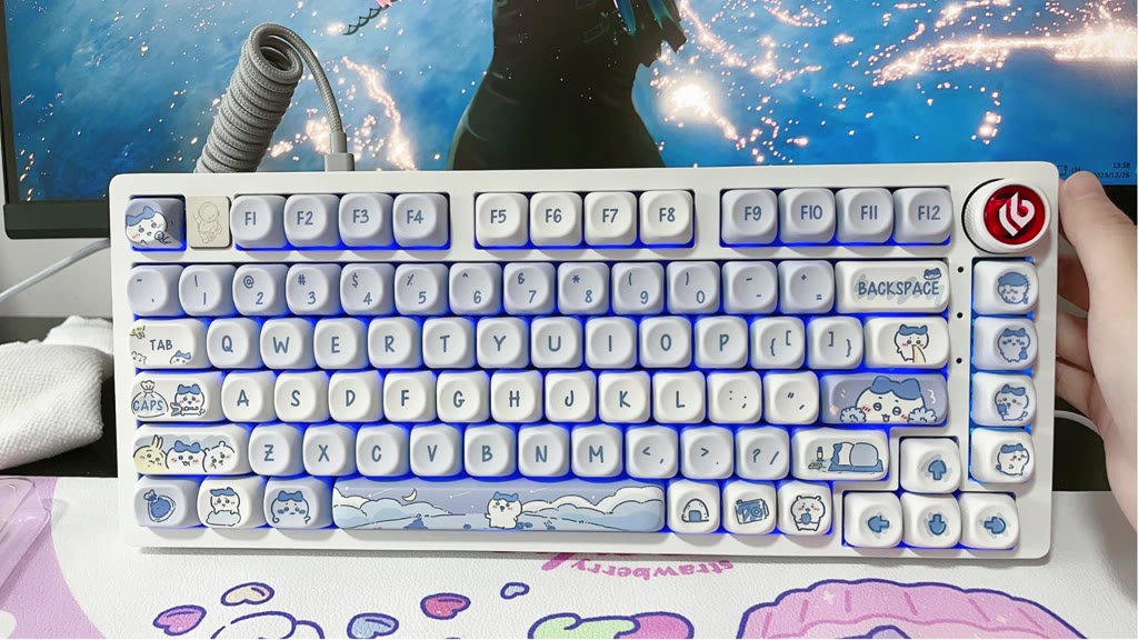 (Không phải bàn phím) Keycap MOA profile dễ thương, nhựa PBT Cat, Hamters, Puppy - In Dyesub | BigBuy360 - bigbuy360.vn