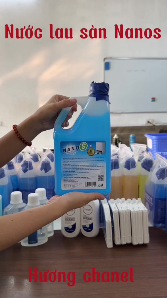 Nước lau sàn nhà chuyên dụng dành cho robot hút bụi