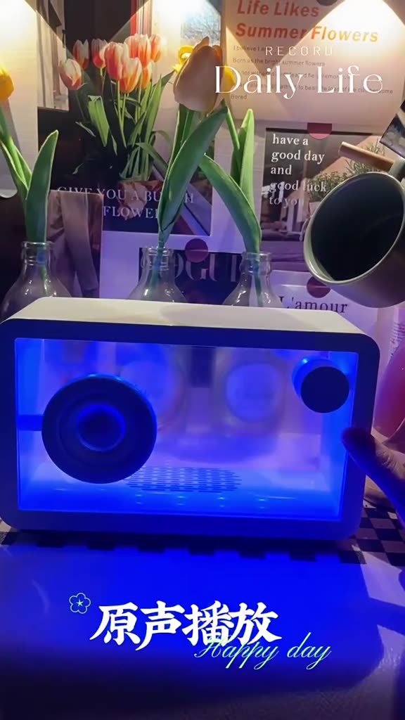 Loa Bluetooth SSZ X10 Trong Suốt Âm thanh Ánh Sáng Sống Động Thiết Kế Tối Giản Cực Đẹp | BigBuy360 - bigbuy360.vn