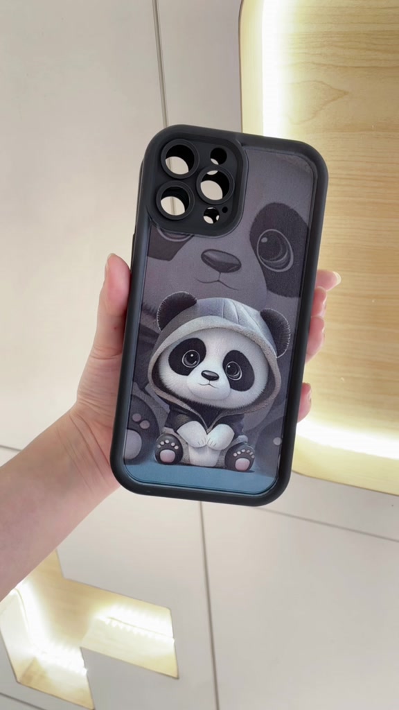 Ốp Lưng iPhone Camera Viền Cao Panda Milk Mềm Chống Sốc, Cao Cấp - iP 6/6s/7/8/Plus/X/XS/XR/11/12/13/14/15/16/Pro/Max | BigBuy360 - bigbuy360.vn