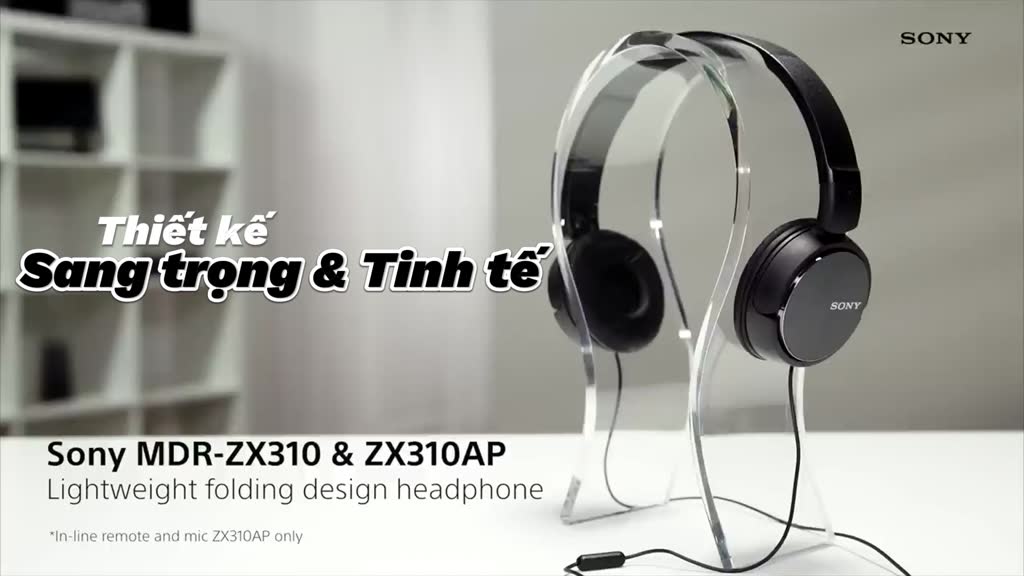 Tai Nghe Chụp Tai Có Micro Đàm Thoại Sony ZX310AP - Bảo Hành 12 Tháng Toàn Quốc | BigBuy360 - bigbuy360.vn