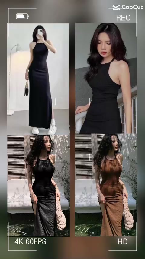 Đầm maxi cổ yếm siêu đẹp hình thật, đầm ôm dáng dài ôm sát body | BigBuy360 - bigbuy360.vn