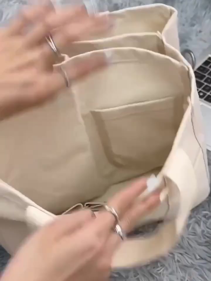 Túi tote đeo chéo vải canvas