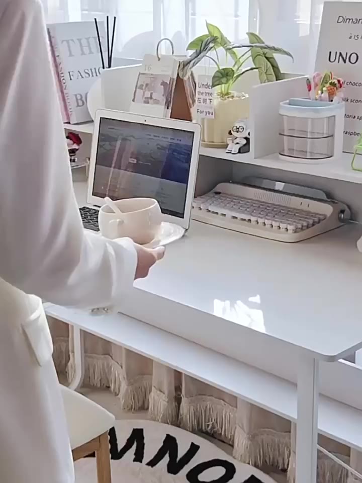 Bàn học, Bàn làm việc kệ gỗ, bàn học sinh nhỏ có kệ sách để bàn, chân sắt sơn tĩnh điện 2 lớp, mặt bàn gỗ mdf 15mm | BigBuy360 - bigbuy360.vn