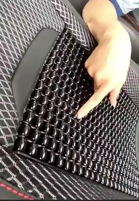 Lót ghế ô tô hạt gỗ massage