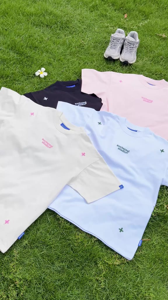 Áo Thun Thêu NOCTURNAL Plus Tee Cotton 100% Unisex Nam Nữ Form Rộng Tay Lỡ Oversize Local Brand | BigBuy360 - bigbuy360.vn