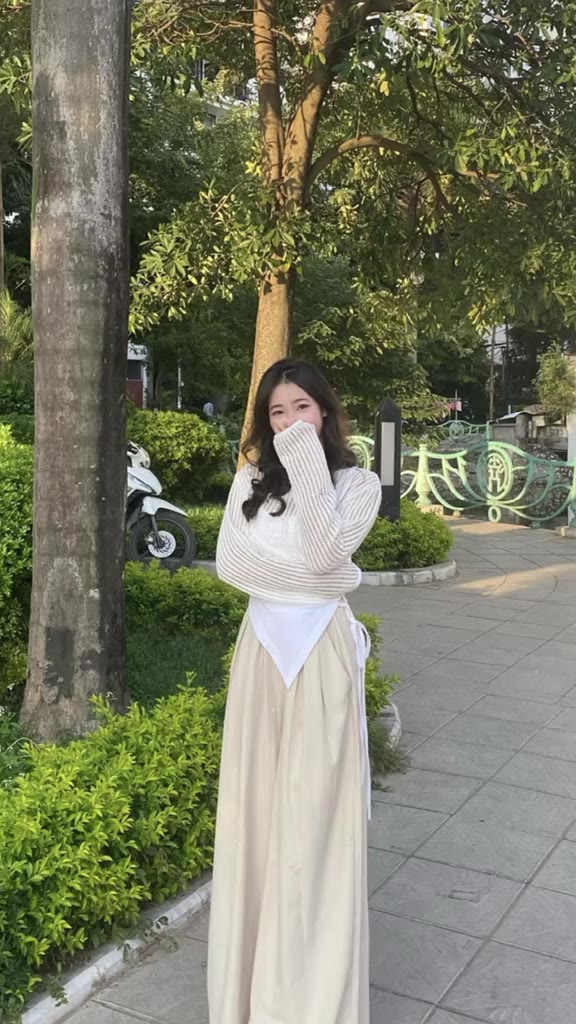 Set Đồ Nữ - Áo 2 Dây Lệch Vai Mix Với Quần Ống Rộng Phong Cách Nhẹ Nhàng Nữ Tính | BigBuy360 - bigbuy360.vn