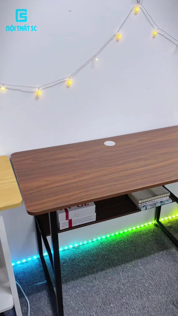 Bàn làm việc, bàn học mặt gỗ công nghiệp mdf chống xước, chân sắt hộp 25x25mm sơn tĩnh điện, chắc chắn, hàng lắp ráp | BigBuy360 - bigbuy360.vn