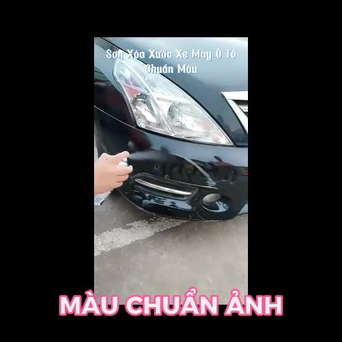 Sơn xịt ô tô chuẩn màu HAOSHUN - Lựa chọn cho vết xước lớn hơn