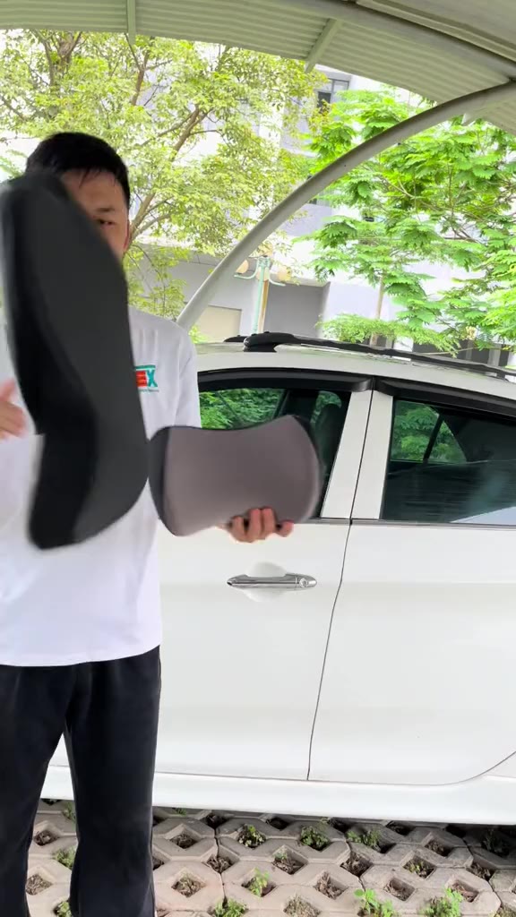 Bộ gối tựa đầu tựa lưng AWESOME chất liệu cao su non cao cấp