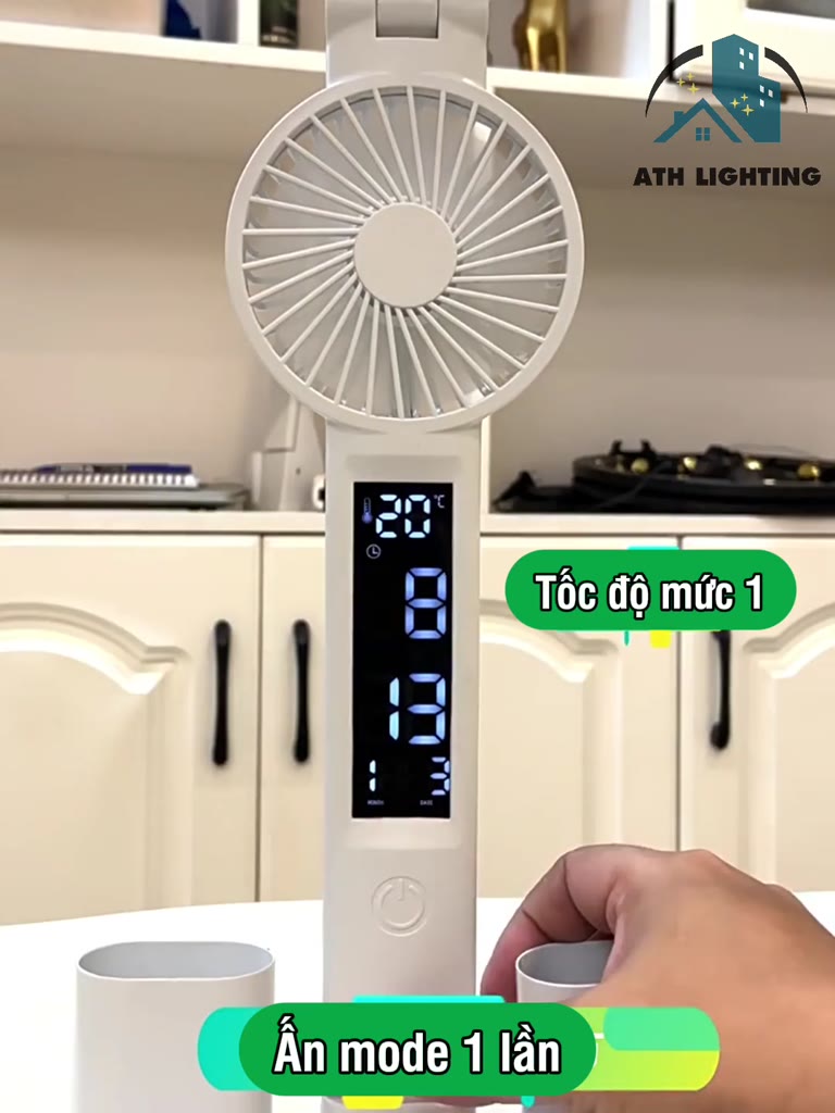 Đèn Bàn Học  ATH LIGHTING, Loại Đèn Học Tích Điện 3 Chế Độ Có Màn Hình LCD Đèn Bàn Làm Việc Bảo Vệ Mắt | BigBuy360 - bigbuy360.vn