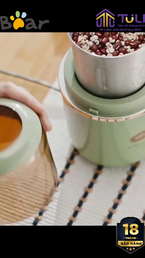 Máy xay hạt khô Bear MDJ-D02H1, Công suất 200W, Đa năng xay gia vị tiêu ớt, bột khô, BH 18 tháng | BigBuy360 - bigbuy360.vn