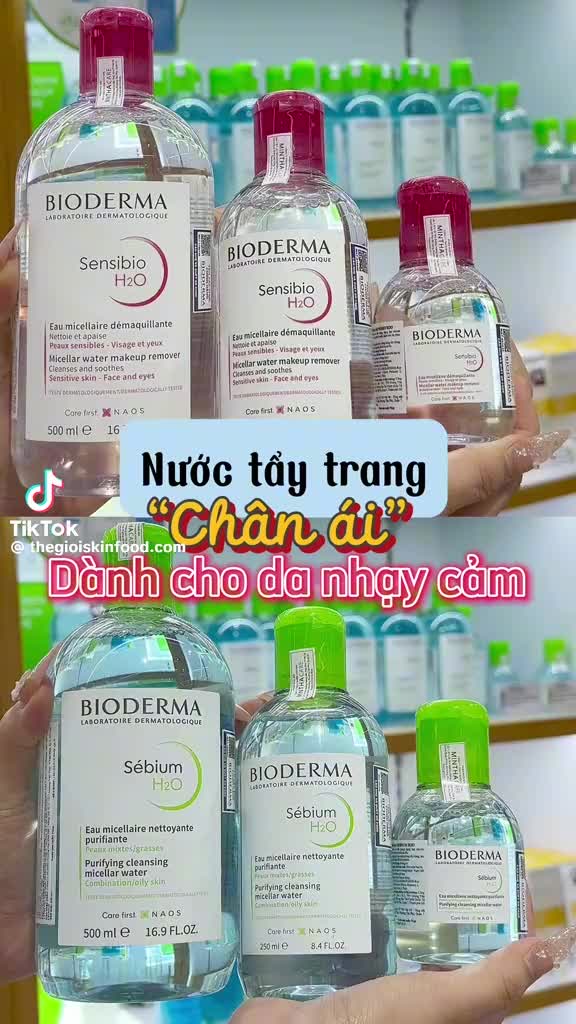Nước Tẩy Trang Bioderma 500ml Của Pháp Chính Hãng dùng Cho Da Dầu Mụn, Da Nhạy Cảm, Thường Vfa Mọi Loại Da | BigBuy360 - bigbuy360.vn