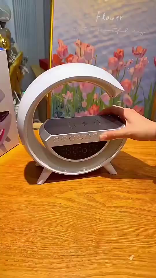 Loa bluetooth chữ G Cao Cấp VD.STORE ,Tích Hợp Nghe Nhạc, Sạc Không Dây, Đèn Led Ngủ RGB | BigBuy360 - bigbuy360.vn