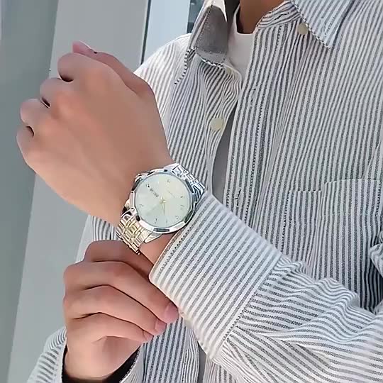 Đồng Hồ Nam Đẹp Olevs 9931, Size Mặt 41mm, Dây Thép Đúc Đặc, Không Gỉ, Chống Nước 3ATM_Tặng Pin, Dụng Cụ Tháo Dây | BigBuy360 - bigbuy360.vn